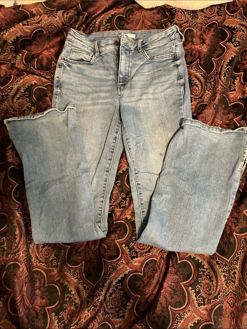 Nine West Light Blue Flare Jeans